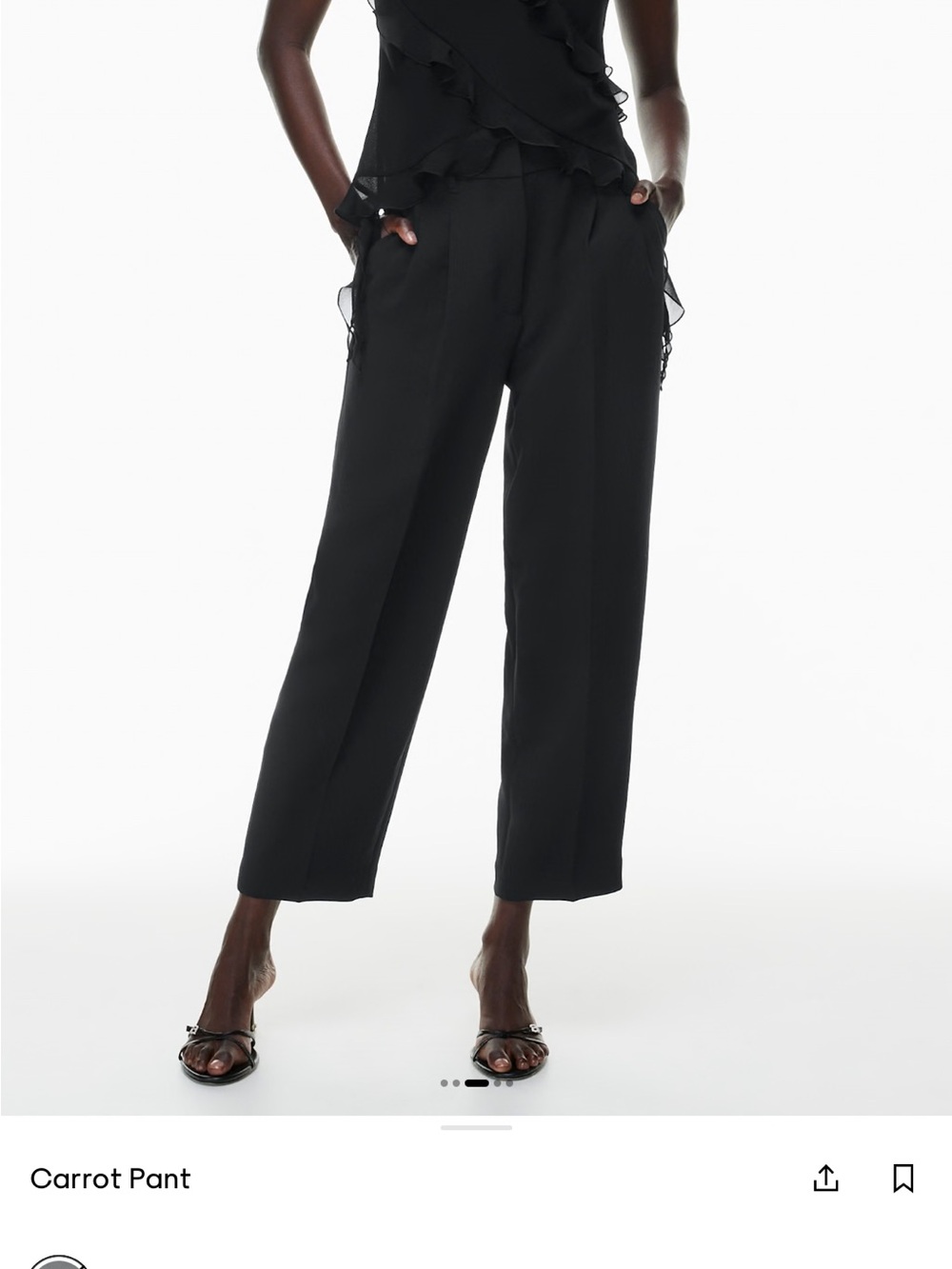 Aritzia Wilfred Carrot Pant